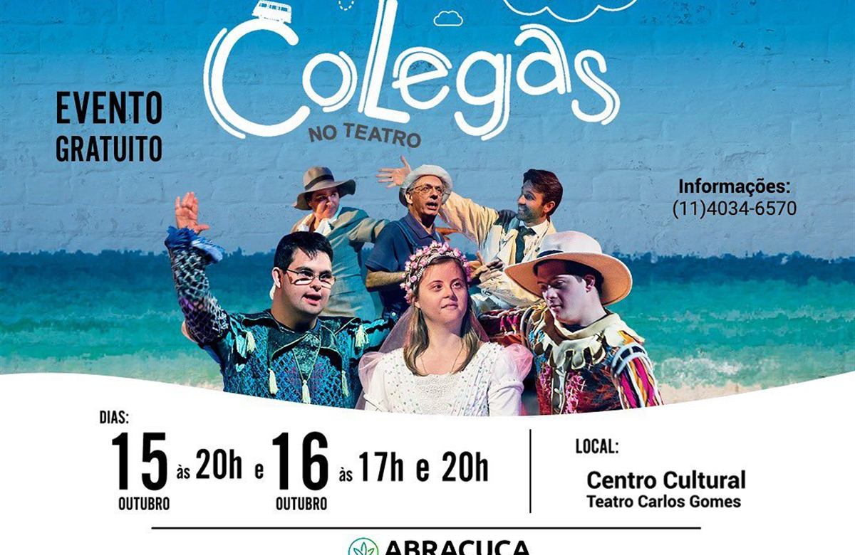 Abracuca apoia peça Colegas no Teatro